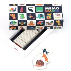 Mémo imagier en bois "Les animaux" Andy Westface pour 7423<VILAC Store