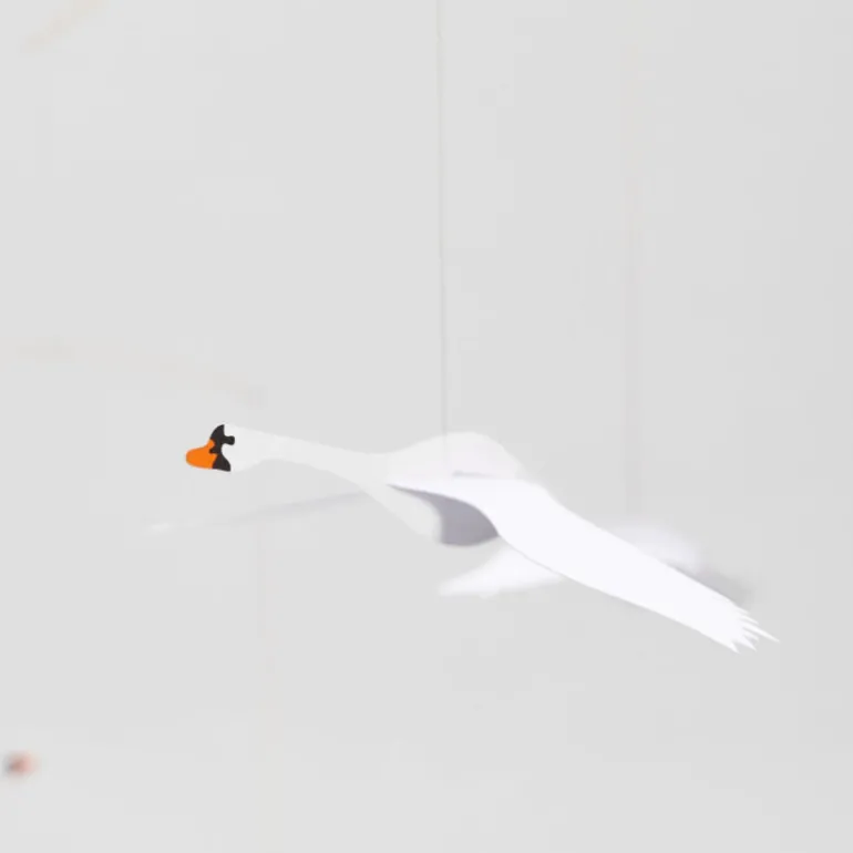 Mobile en papier "Cygnes nordiques"<Flensted Mobiles Best Sale