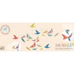 Mobile en papier "Des oiseaux multicolores" 4375 Collection Katsumi Komagata<Djeco Fashion
