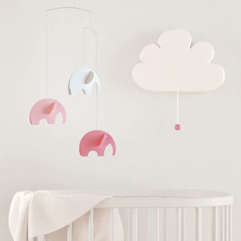 Mobile en papier "Eléphants roses"<Flensted Mobiles Discount