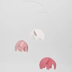 Mobile en papier "Eléphants roses"<Flensted Mobiles Discount