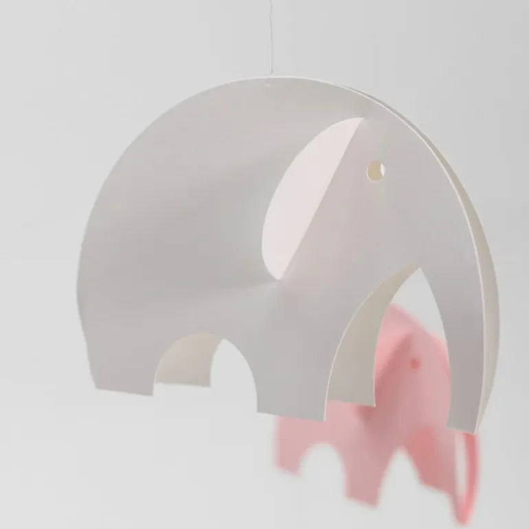 Mobile en papier "Eléphants roses"<Flensted Mobiles Discount