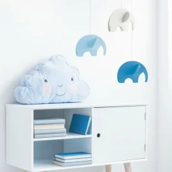 Mobile en papier "Eléphants bleus"<Flensted Mobiles Online