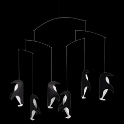 Mobile en papier "La parade des pingouins"<Flensted Mobiles Outlet