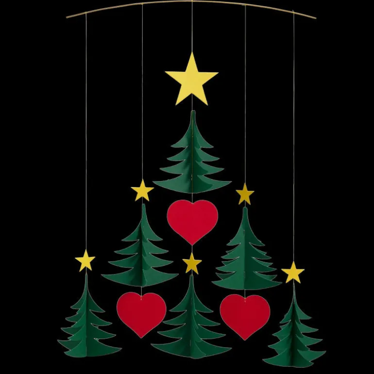 Mobile en papier "Sapins de Noël"<Flensted Mobiles Cheap