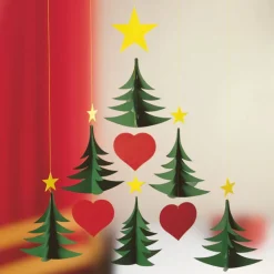 Mobile en papier "Sapins de Noël"<Flensted Mobiles Cheap