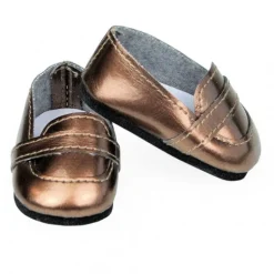 Mocassins cuivrés pour poupées de 39 à 48 cm<Petitcollin Shop