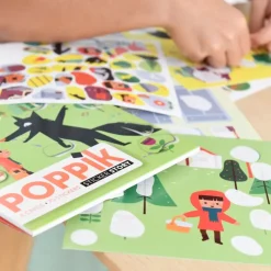 Mon histoire en stickers "Le petit chaperon rouge"<POPPIK Sale