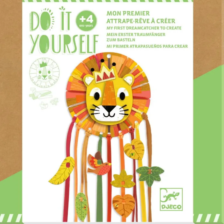 Mon premier attrape-rêve à créer "Petit lion" DIY 7965<Djeco Hot