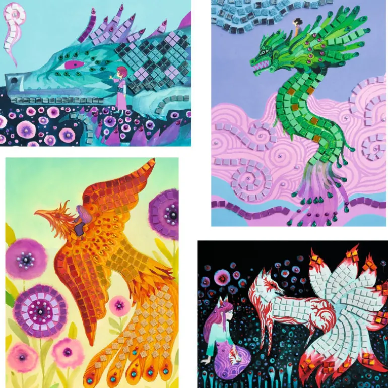 Mosaïques "Créatures légendaires" Art au numéro 9408<Djeco Best