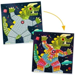 Mosaïques "Space battle" Art au numéro 9424<Djeco Flash Sale