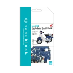 Motocyclette Honda Super Cub 50 bleue<nanoblock Hot