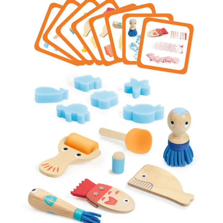 Outils de peinture pour enfants - 9014<Djeco Fashion