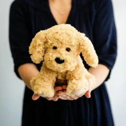 Peluche bouillotte Chien bouclé Cozy Soframar<WARMIES Online