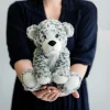 Peluche bouillotte Léopard des neiges Cozy Soframar<WARMIES New