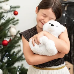 Peluche bouillotte Ours polaire Cozy Soframar<WARMIES Shop