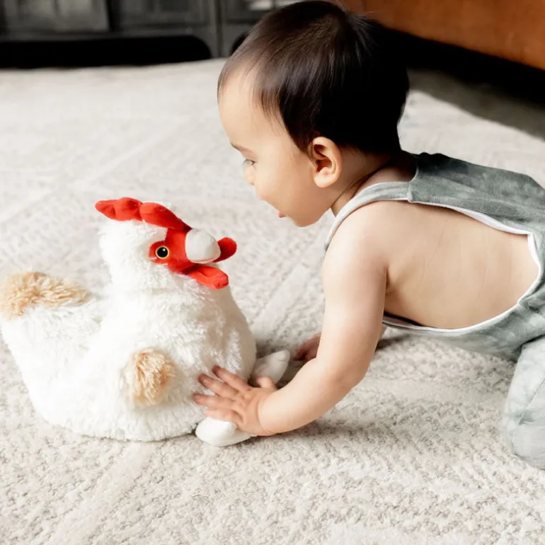 Peluche bouillotte Poule Cozy Soframar<WARMIES Shop