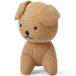 Peluche chien Snuffy en velours côtelé beige 30cm - Miffy<Peluches Miffy & Snoopy Shop