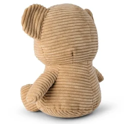 Peluche ourson Boris en velours côtelé beige 24cm - Miffy<Peluches Miffy & Snoopy Store