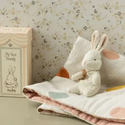 Peluche "Mon premier lapin Bunny" - blanc cassé - 19cm<Maileg Sale