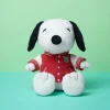 Peluche Snoopy assis avec son blouson universitaire - 20cm<Peluches Miffy & Snoopy Online