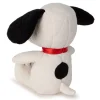 Peluche Snoopy assis en tissu matelassé crème - 17cm en boîte cadeau<Peluches Miffy & Snoopy Sale