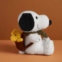 Peluche Snoopy avec Woodstock dans son sac à dos - 17cm<Peluches Miffy & Snoopy New