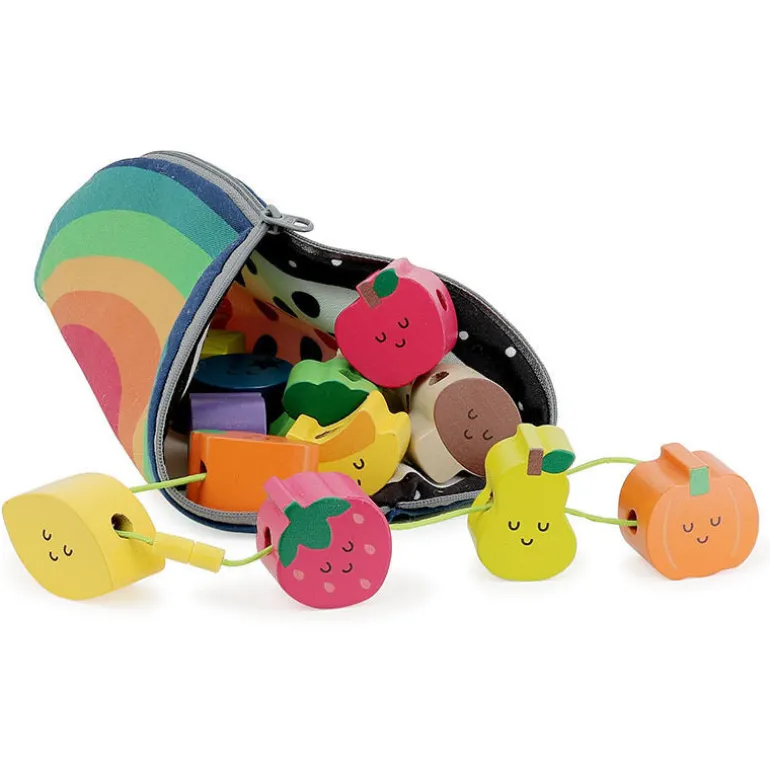 Perles en bois à enfiler "Tutti Frutti" Andy Westface pour 7416<VILAC Best Sale