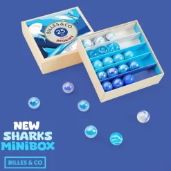 Petit coffret de billes "Requins" Billes & Co<Billes & Co Clearance