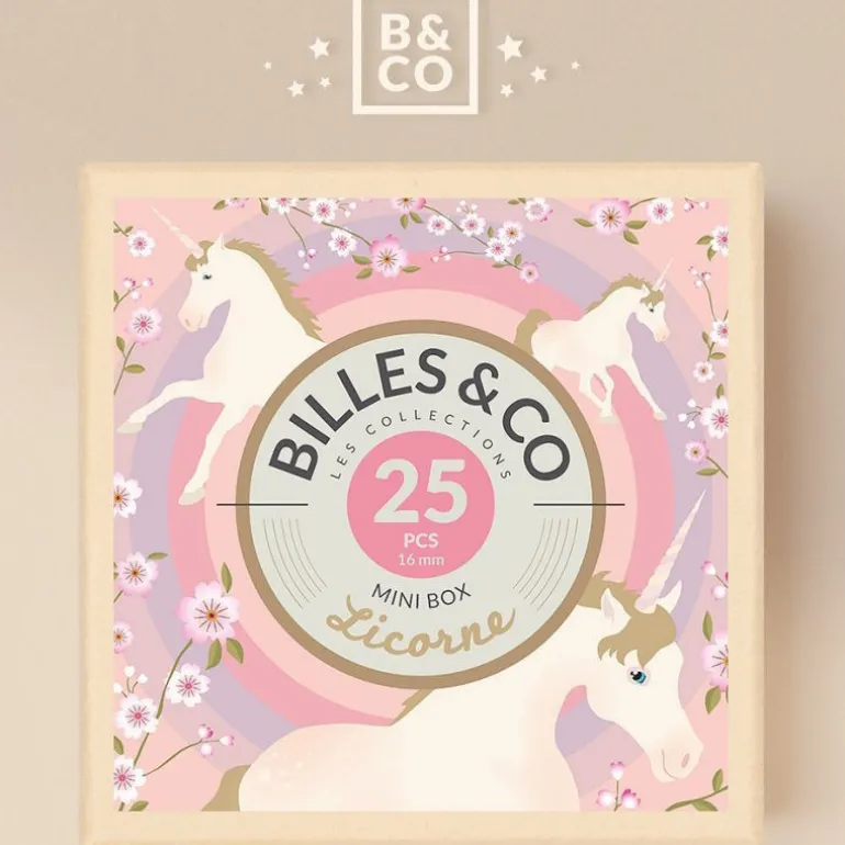 Petit coffret de billes "Licorne" Billes & Co<Billes & Co Cheap