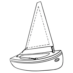 Petit voilier TIROT en bois "Le Bâchi"<Bateaux TIROT Sale