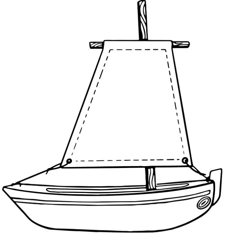 Petit voilier TIROT en bois "Le Misainier"<Bateaux TIROT Hot
