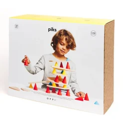 PIKS jeu de construction et d'équilibre - kit education 128 pièces<OPPI Discount