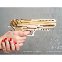 Pistolet Wolf 01 – UGEARS Puzzle 3D Mécanique<UGEARS models Sale
