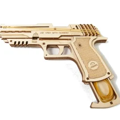 Pistolet Wolf 01 – UGEARS Puzzle 3D Mécanique<UGEARS models Sale