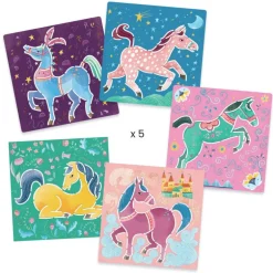 Pochoirs Chevaux 8915<Djeco Best Sale