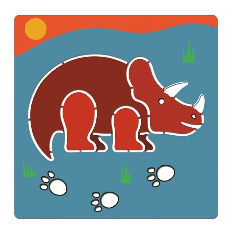 Pochoirs Dinosaures, 8863<Djeco Flash Sale