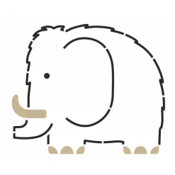 Pochoirs Dinosaures, 8863<Djeco Flash Sale