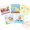 Pochoirs Transports & Co, 8819<Djeco Cheap