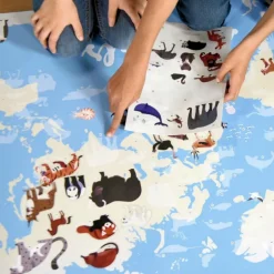Poster en stickers "Animaux du monde"<POPPIK Outlet
