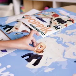 Poster en stickers "Animaux du monde"<POPPIK Outlet