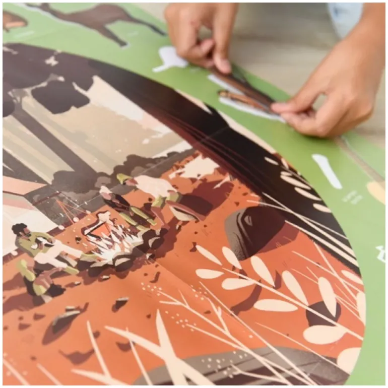 Poster en stickers "Camping nature"<POPPIK Flash Sale