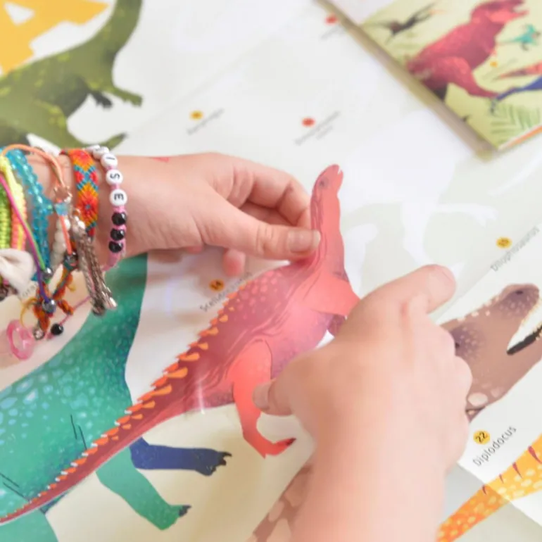 Poster en stickers "Dinosaures"<POPPIK Sale
