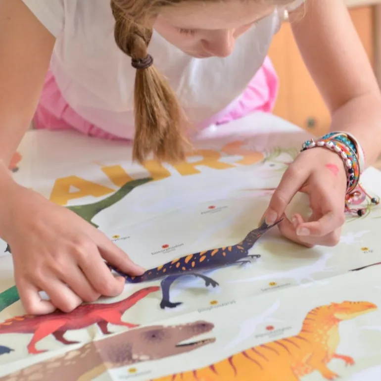 Poster en stickers "Dinosaures"<POPPIK Sale