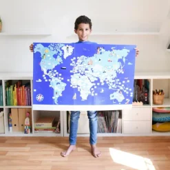 Poster en stickers "Drapeaux du monde"<POPPIK Online