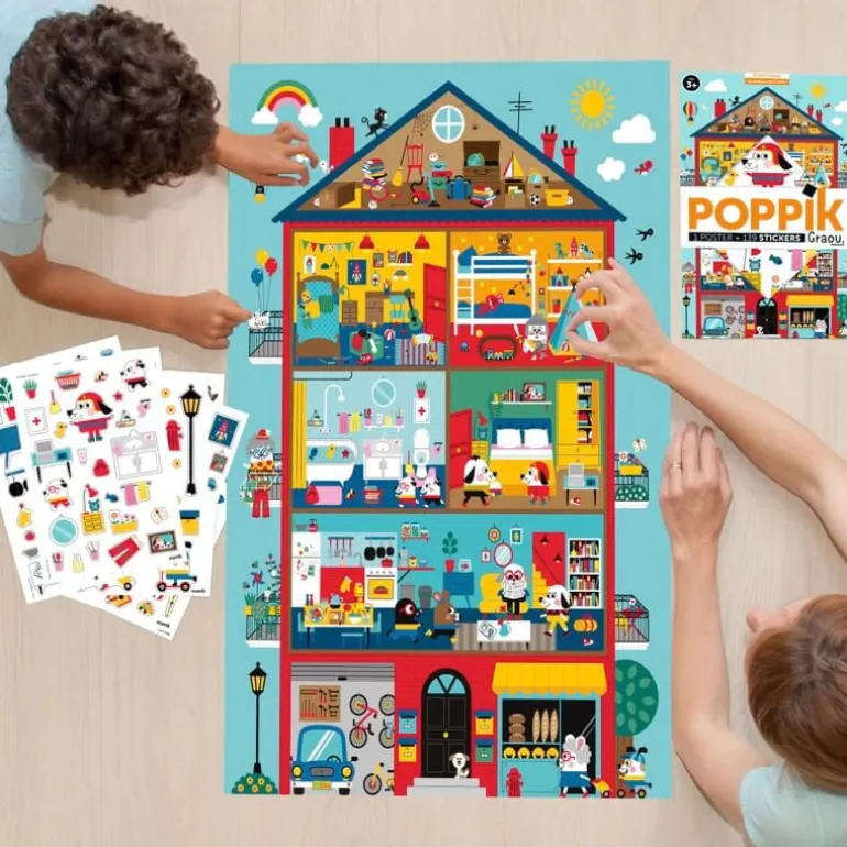 Poster en stickers "La maison de Graou"<POPPIK Outlet