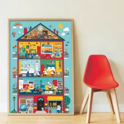 Poster en stickers "La maison de Graou"<POPPIK Outlet