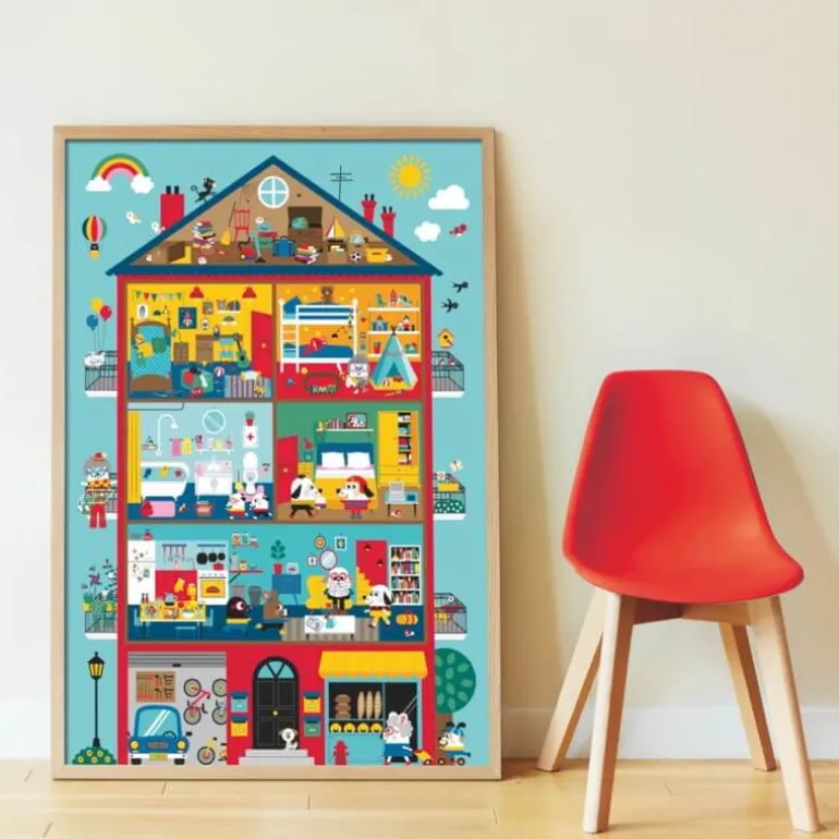 Poster en stickers "La maison de Graou"<POPPIK Outlet