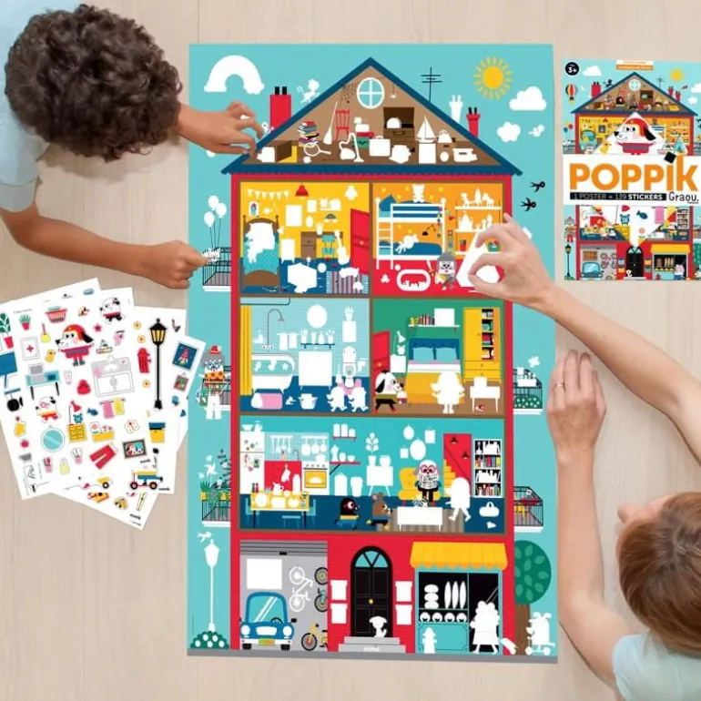 Poster en stickers "La maison de Graou"<POPPIK Outlet