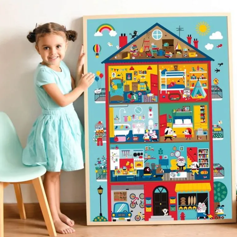 Poster en stickers "La maison de Graou"<POPPIK Outlet